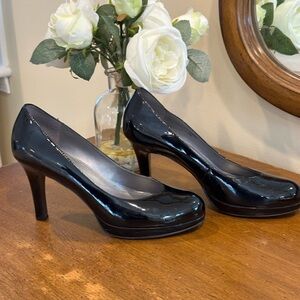 Talari patent leather gorgeous high platf heels
